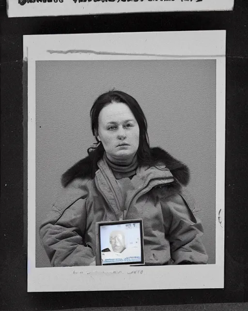 Image similar to a police mugshot of nadine thompson in svalbard & jan mayen islands