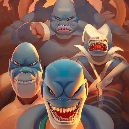 Image similar to face icon stylized minimalist street sharks, loftis, cory behance hd by jesper ejsing, by rhads, makoto shinkai and lois van baarle, ilya kuvshinov, rossdraws global illumination