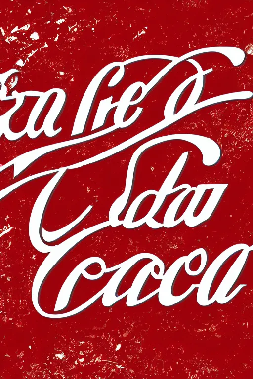 Prompt: a cross between pepsi and coca cola logos, text vector, illegible