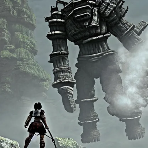 Image similar to shadow of the colossus