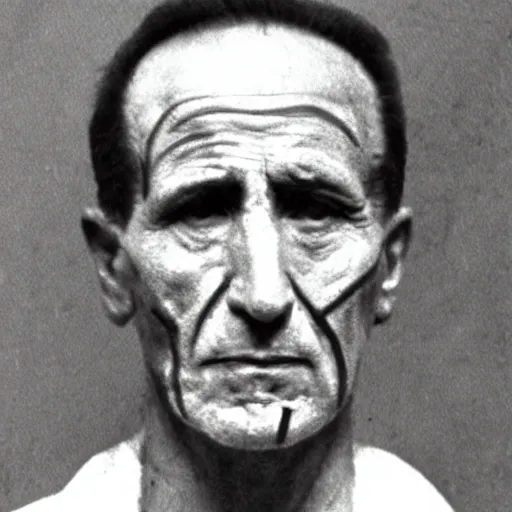 Image similar to closeup julius caesar mugshot