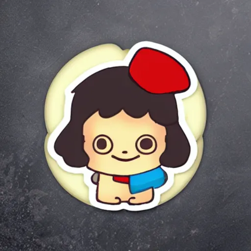 Image similar to cute sticker of baba is you videogame