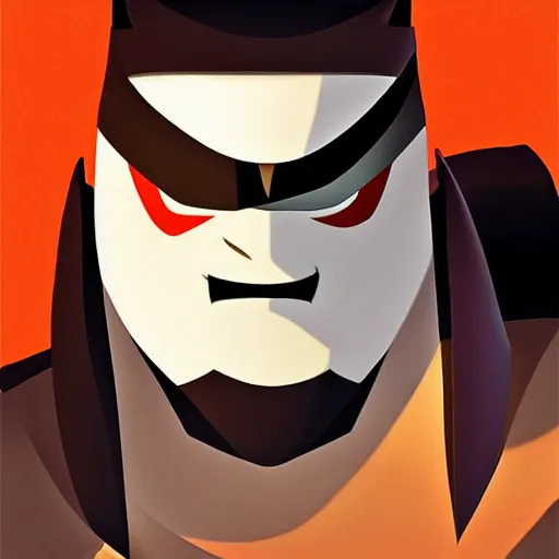 Image similar to face icon stylized minimalist samurai jack, loftis, cory behance hd by jesper ejsing, by rhads, makoto shinkai and lois van baarle, ilya kuvshinov, rossdraws global illumination