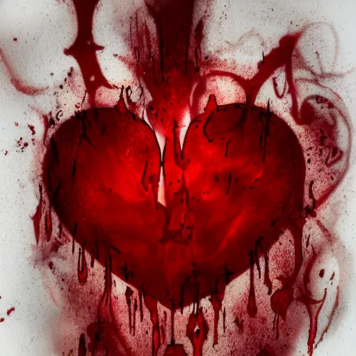 Image similar to blood demon heart