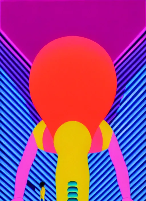 Image similar to infinity by shusei nagaoka, kaws, david rudnick, pastell colours, airbrush on canvas, cell shaded, 8 k