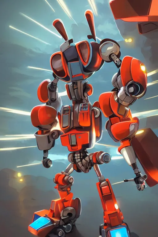 Image similar to metabots medabots medarotto medarot robot minimalist comics, behance hd by jesper ejsing, by rhads, makoto shinkai and lois van baarle, ilya kuvshinov, rossdraws global illumination ray tracing hdr radiating a glowing aura