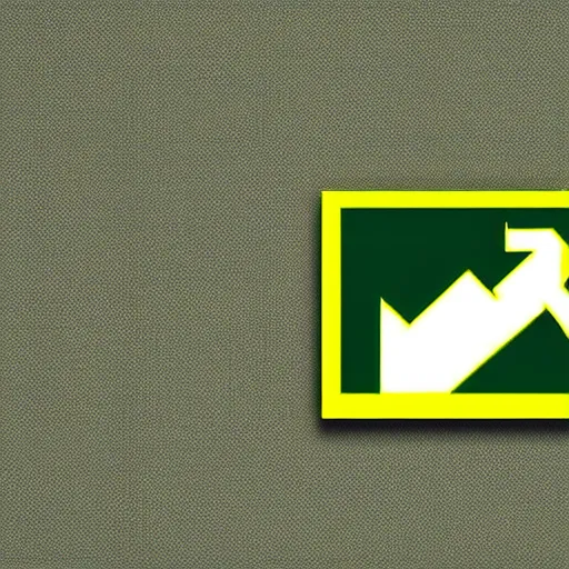 Prompt: a green glowing exit sign in a drab, yellow carpeted, yellow walled office room from the 9 0's