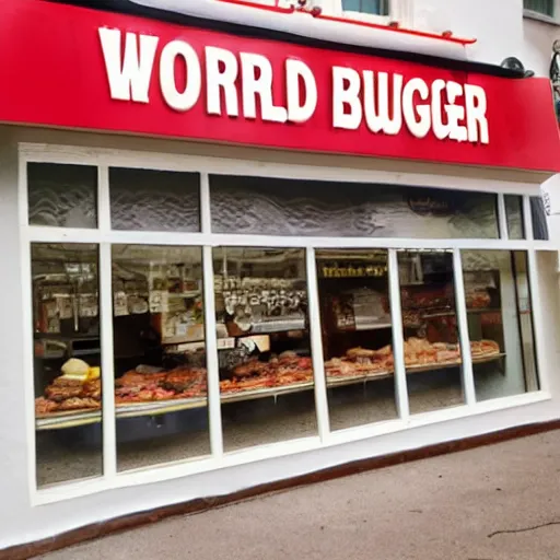 Prompt: world burger