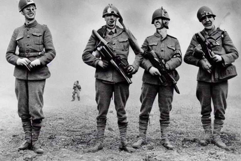 Image similar to minions as german soldiers in ww 2