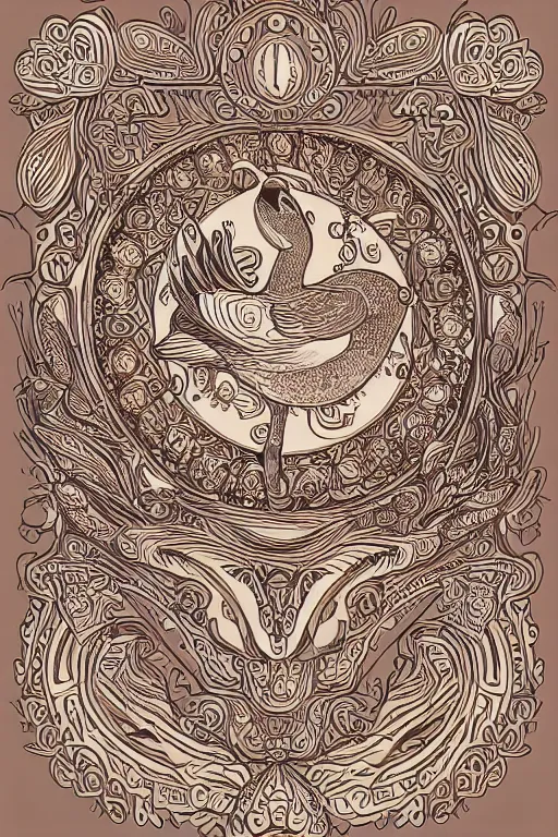 Prompt: a vector illustration of a duck goddess, highly detailed, elegant