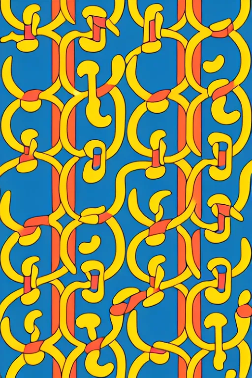 Image similar to seamless 2 d pattern of abstract musical instruments, highly detailed, designed by tarsila do amaral and henri matisse, graphic design, 8 k, 4 k