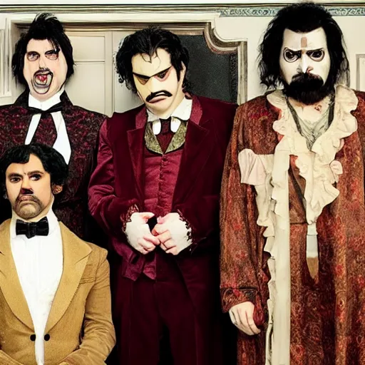 Prompt: what we do in the shadows