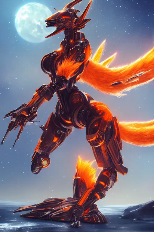 Prompt: galactic hyperdetailed elegant beautiful stunning giantess anthropomorphic fluffy mecha sexy very hot female dragon goddess, fluffy mane, sharp metal ears, orange fluffy belly, orange body, orange skin, bigger than galaxy, epic proportions, epic scale, epic size, warframe fanart, furry, dragon art, goddess, giantess, furaffinity, octane render