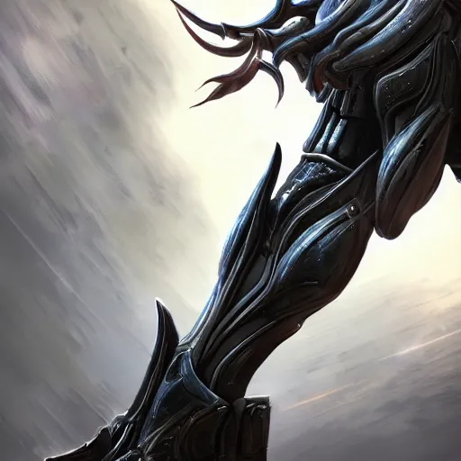 Image similar to high quality bug pov of a highly detailed beautiful Giant valkyr prime female warframe, preparing to step on you, big paw over the camera close up, unaware of your existence, sharp claws, bug pov shot, highly detailed art, epic cinematic shot, realistic, professional digital art, high end digital art, furry art, DeviantArt, artstation, Furaffinity, 8k HD render, epic lighting, depth of field