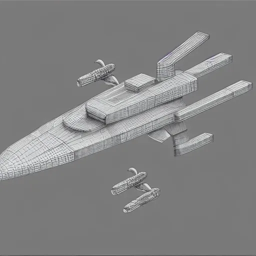 Prompt: 3d render of a ron cobb inspired spaceship, isometric 3d