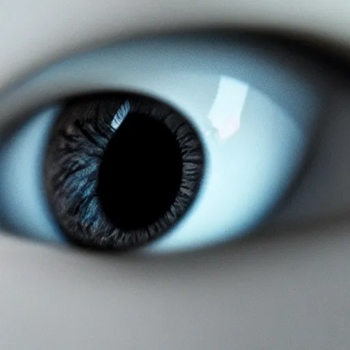 Prompt: infinity reflected in an eye macro