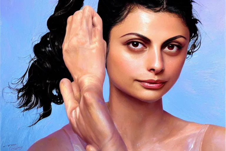 Prompt: torus shaped electrostatic water condensation collector tower 10,100 dorks making pictures on the computer, wow i am artist now, award wining spelling bee champion, Poster artwork. Rendering of Morena Baccarin. Beautiful. we are the champions perfect, realistic oil painting of close-up japanese idol girl face, by an American professional senior artist, Hollywood concept, dynamic composition and motion, postproduction