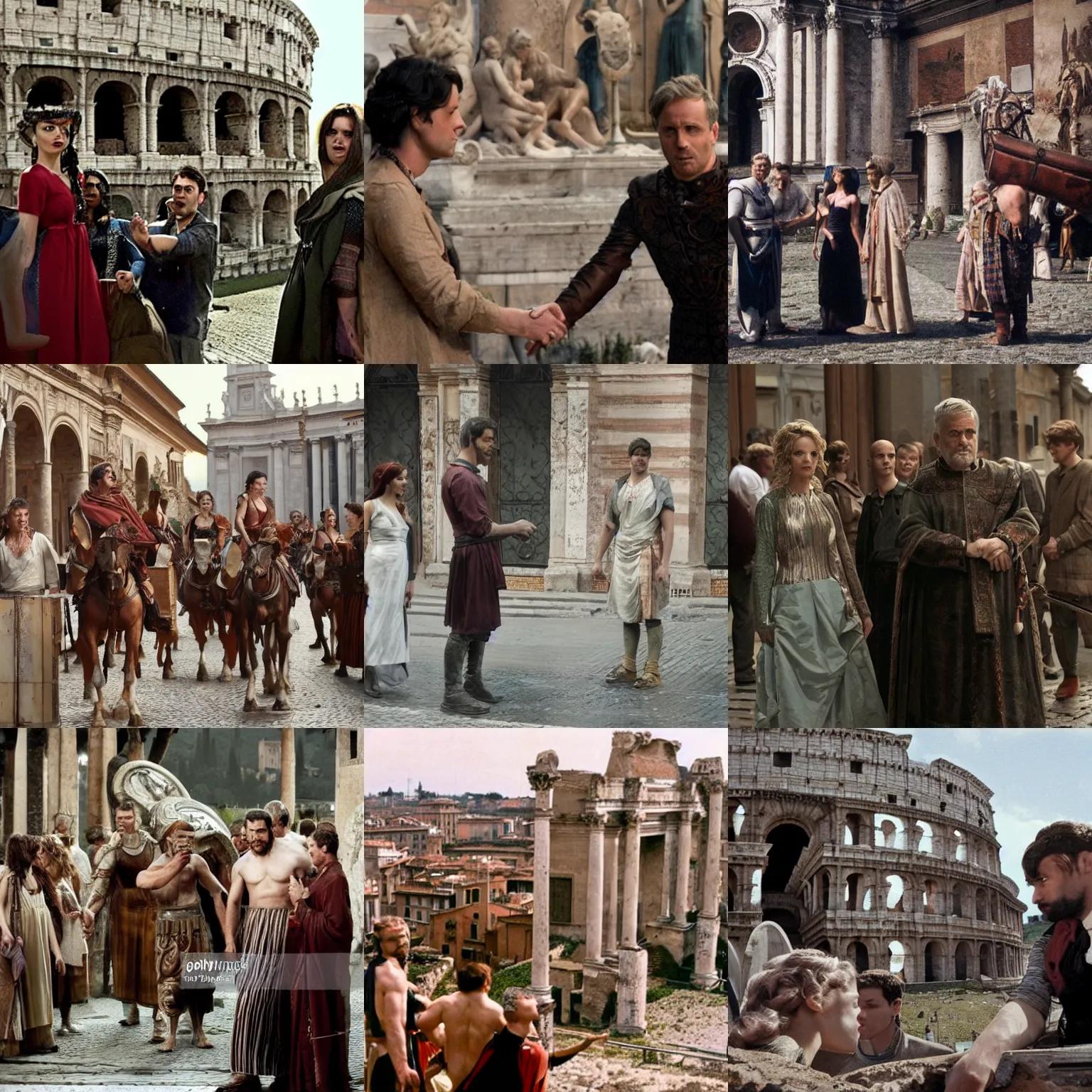 Prompt: a scene from rome ( tv show )