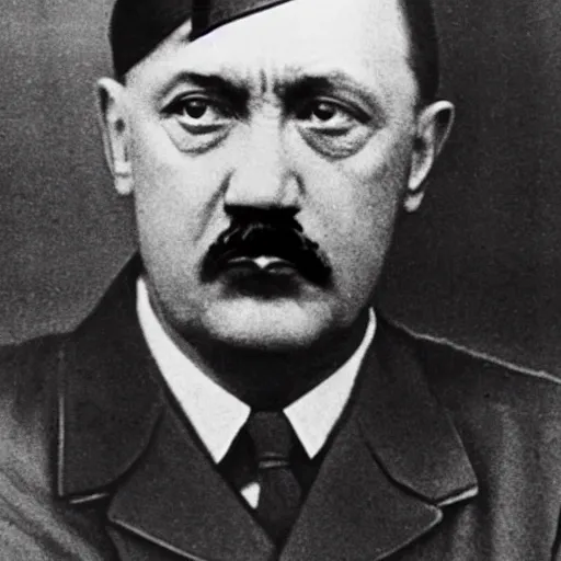 Prompt: hitler with the nyu logo