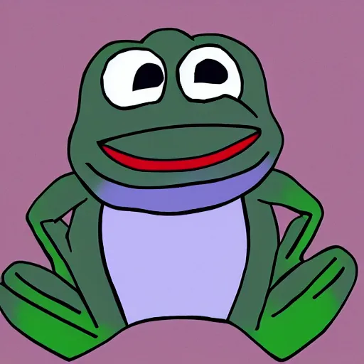 Prompt: a detailed photograph of pepe the frog