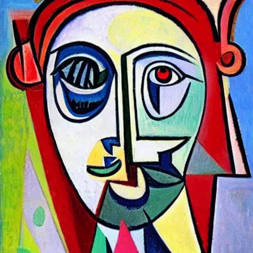 Prompt: mind wandering by picasso