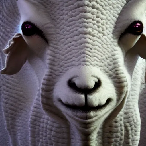 Prompt: Infinity recursion sheep , hyperrealism, no blur, 4k resolution, ultra detailed-i