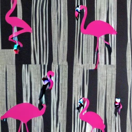 Image similar to flamingo bauhaus