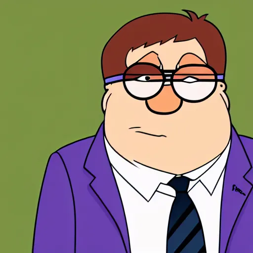 Image similar to peter griffin as human in real life highly detailed, intricate, sharp focus, digital art, 8 k