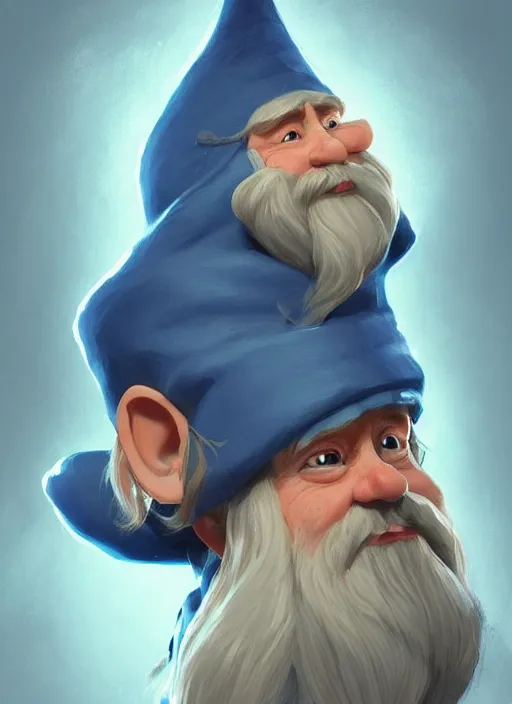 Prompt: a highly detailed character portrait of a gnome in blue coat marrying a tall blond girl, digital painting, artstation, wlop, concept art, smooth, sharp focus, illustration, deep vibrant colors, soft light, dynamic, art by artgerm