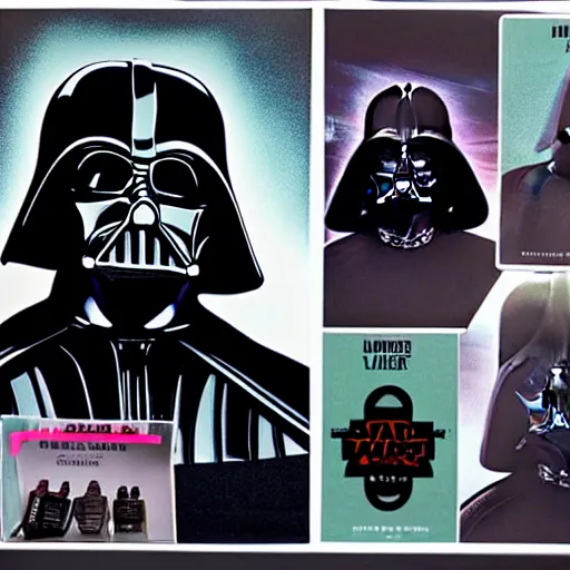 Image similar to Darth Vader Beauty Magazine