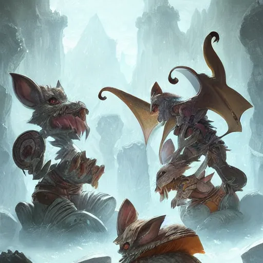 Prompt: dungeons and dragons fantasy painting, close order phalanx of mice spartans, 3 0 0, whimsical and cute, anime inspired, at thermopolae by brain froud jessica rossier and greg rutkowski