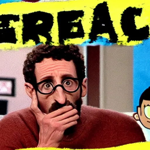 Prompt: After School PSA showing Screech smoking crack