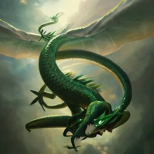 Image similar to hyperrealistic photo of rayquaza the flying sanke like dragon pokemon, character design, concept art, studio lighting, ultra detailed, structured art, ultra detailed, professional photography, cinematic art by artgerm and greg rutkowski and alphonse mucha