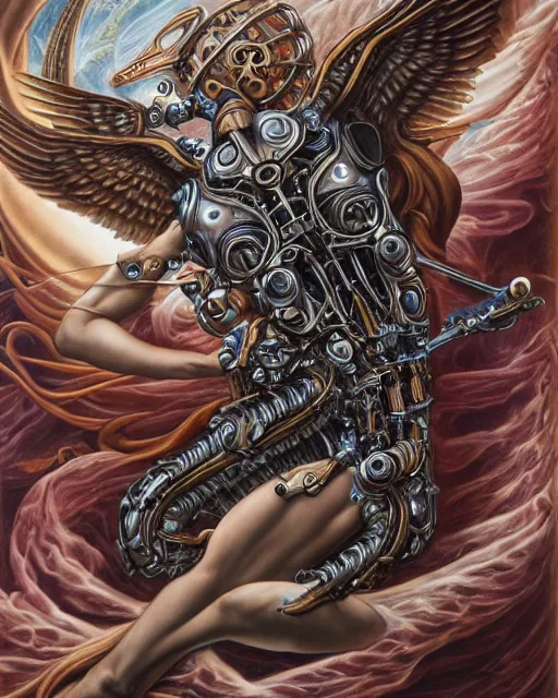 Image similar to artwork by evelyn de morgan, biomechanical, hd, hyper detailed, 4 k