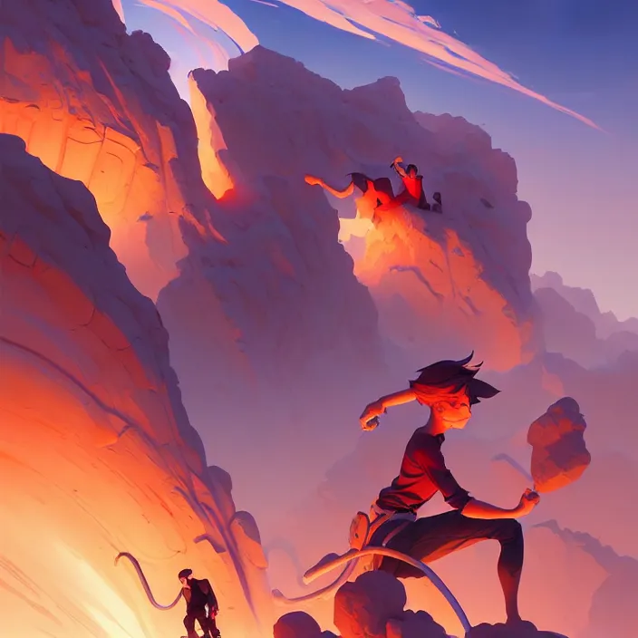 Prompt: digging to the centre of the earth, in marble incrusted of legends official fanart behance hd by jesper ejsing, by rhads, makoto shinkai and lois van baarle, ilya kuvshinov, rossdraws global illumination