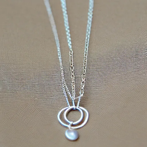 Image similar to sterling silver necklace, photo