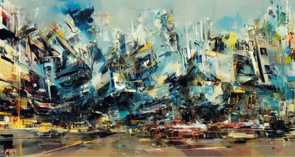 Prompt: the two complementary forces that make up all aspects and phenomena of life, by John Berkey