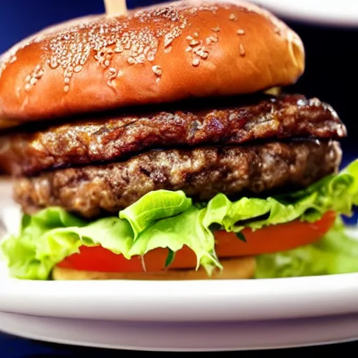 Image similar to juicy burger oozing grease