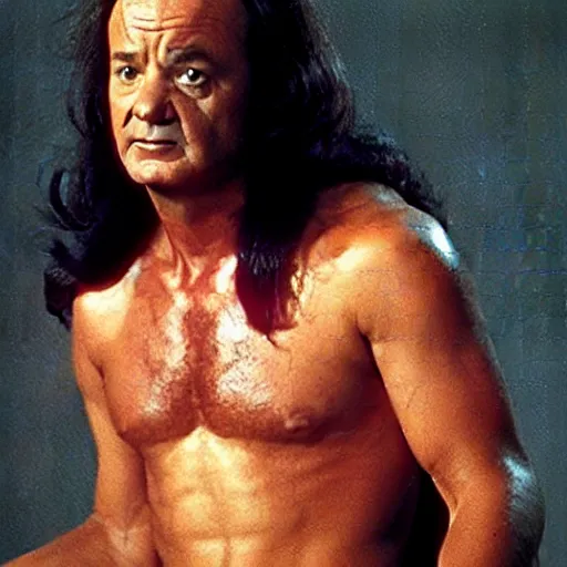 Image similar to bill murray as conan the barbarian