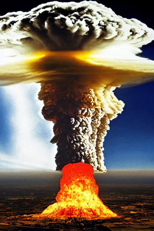 Image similar to modern nuclear explosion