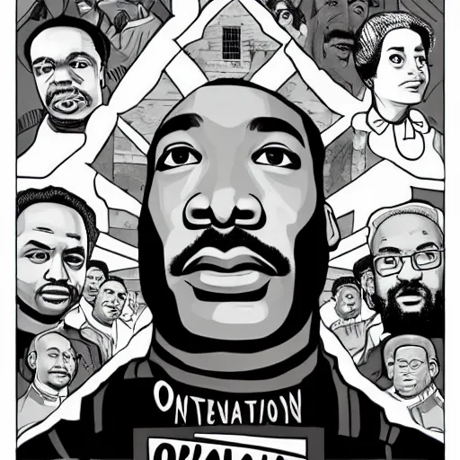 occupation by dan harmon and martin luther king Stable Diffusion
