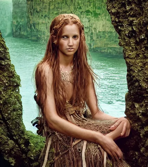 Prompt: portrait_photo_of_a_stunningly beautiful celtic maiden, hyper detailed by Annie Leibovitz, Steve McCurry, David Lazar, Jimmy Nelsson, professional photography