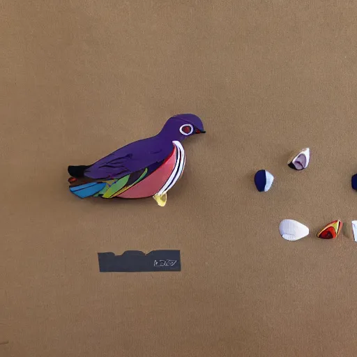 Prompt: pigeon, clay animation