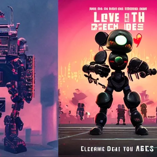 Image similar to love, death and robots