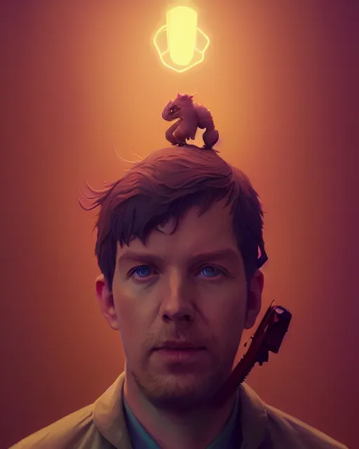 Image similar to highly detailed surreal vfx portrait of reddit moderator, stephen bliss, unreal engine, greg rutkowski, loish, rhads, beeple, makoto shinkai and lois van baarle, ilya kuvshinov, rossdraws, tom bagshaw, alphonse mucha,