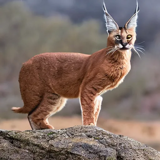 Image similar to a caracal playing with a pc, photorealistic, 8 k, ultra detailed