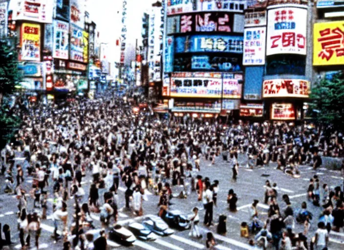 Image similar to Movie still of Shibuya square in ET (1982)