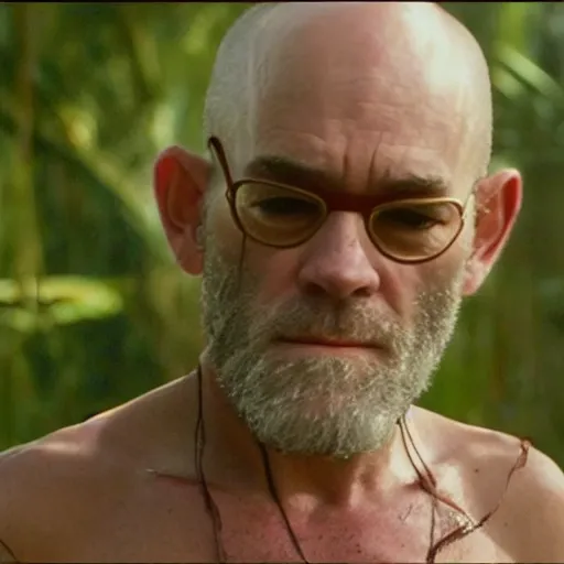 Prompt: michael stipe as captain benjamin in apocalypse now, 8k resolution, full HD, cinematic lighting, award winning, anatomically correct