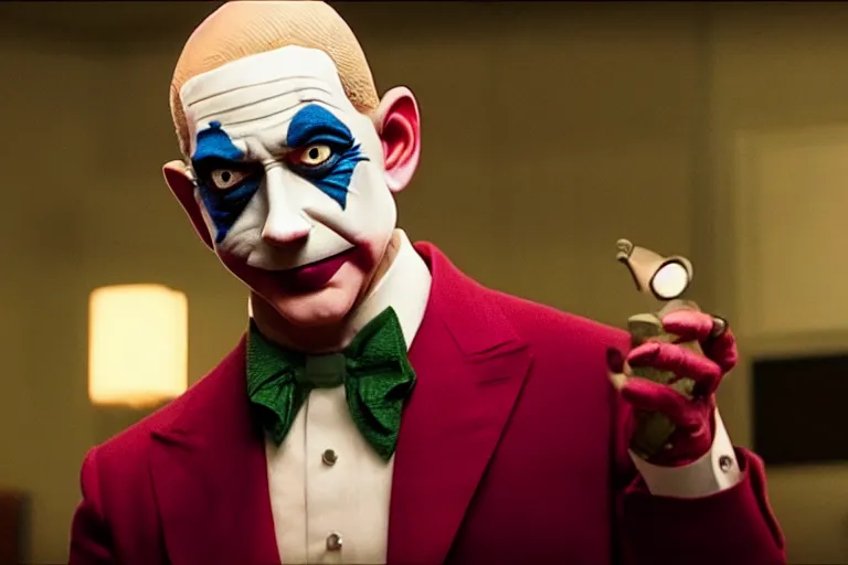 Image similar to jeff bezos in joker (2019), cinematic lighting, extremely detailed