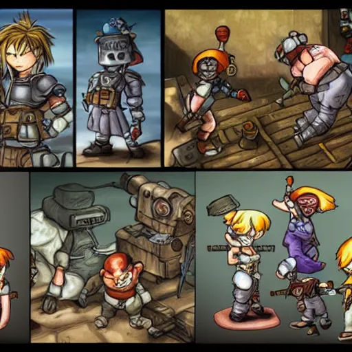 Prompt: timesplitters in the style of chrono trigger, concept art, highly detailed ( ( ( toriyama ) ) )